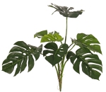 Kunstplant Monsteraplant Gatenplant met 8 blad, H. 75 cm, UV bestendig